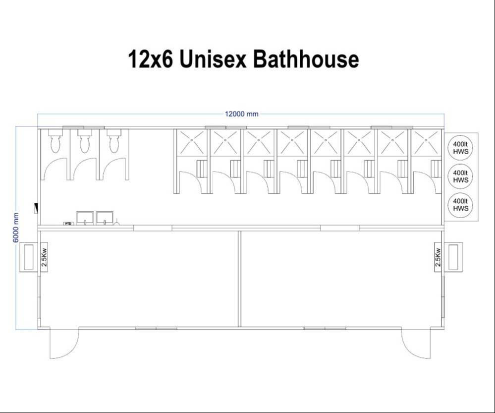 12x6 bathhouse